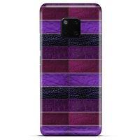 General Mobile GM 20 Kılıf Patchwork (14) Lansman Kılıf Mor Bordo