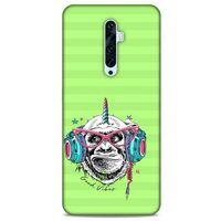Animax DJ Maymun Oppo Reno 2z Kılıf Desenli Silikon