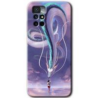 Xiaomi Redmi Note 11 4G HD Baskılı Kılıf + 9D Tam Ekran Koruyucu - Dragon Snake