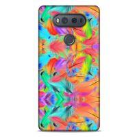 LG K61 Kılıf Desenli Özel Seri Tüyler (32) Soft Silikon Kılıf