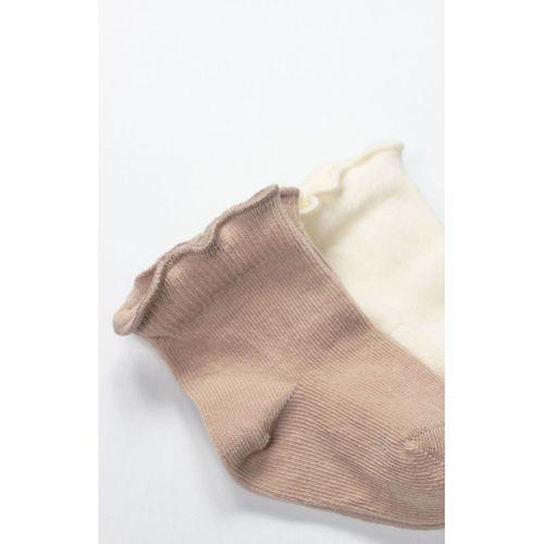 Bistyle Bistyle Overlok Style Penye Soket Çorap 2li 10153 Kahve