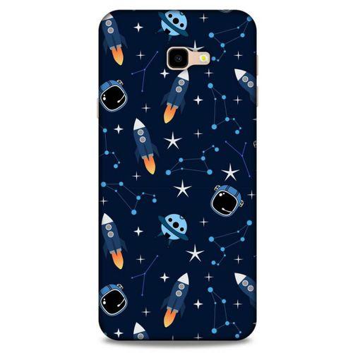 Samsung Galaxy J4 Plus Uyumlu Kılıf Mavi Delisi (22) Tam Koruma Kılıfı Astronot