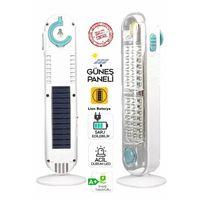 V-005 42 Ledli+fener Solar Güneş Panelli Ultra Güçlü Ledli Şarjlı Işıldak