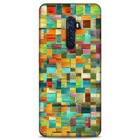 Lopard Oppo Reno 2 Uyumlu Kılıf Soyut Sanat (50) Desenli Shockproof Kılıf