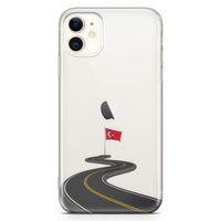 Apple iPhone 11 Kılıf Türkiye Yolları Arka Kapak Koruma Desenli Full Koruyucu