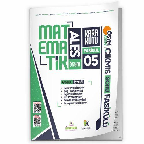 2026 ALES MATEMATİK Kara Kutu 8li Fasikül SETİ ÖSYM Çıkmış Soru Bankası Çözümlü Modüler PAKET