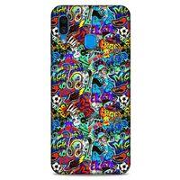 Graffitix (24) Desenli Silikon Kapak Samsung Galaxy A30 Kılıf