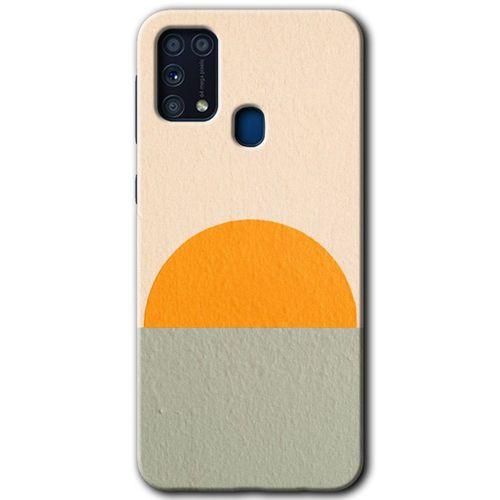 Potkal Hediye Fabrikası Samsung Galaxy M31 HD Baskılı Kılıf + 9D Tam Ekran Koruyucu - Color Wall