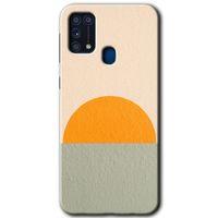 Potkal Hediye Fabrikası Samsung Galaxy M31 HD Baskılı Kılıf + 9D Tam Ekran Koruyucu - Color Wall