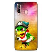 Lopard Samsung Galaxy A60 Uyumlu Kılıf GameX (28) Arka Kapak Korsan Papağan