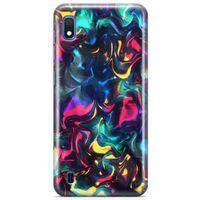 Samsung Galaxy A10 Kılıf Işıklı Geceler Arka Kapak Koruma Desenli Full Koruyucu
