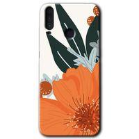 Potkal Hediye Fabrikası General Mobile GM 10 HD Baskılı Kılıf + 9D Tam Ekran Koruyucu - Portakal Çiçeği