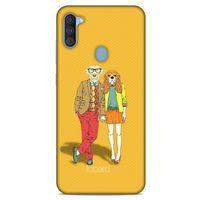 Samsung Galaxy A11 Kılıf FunnyMaX (13) Silikon Kap Turuncu