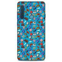 Retro (21) Desen Koruyucu Kapak Renkli Samsung Galaxy A9 2018 Kılıf