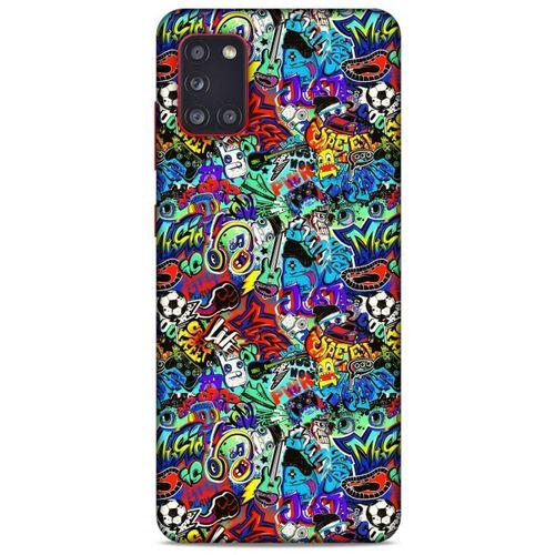 Graffitix (24) Desenli Silikon Kapak Samsung Galaxy A31 Kılıf