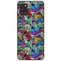 Graffitix (24) Desenli Silikon Kapak Samsung Galaxy A31 Kılıf