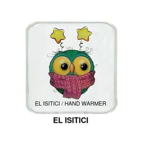 Atkılı Baykuş Cep Sobası,El Isıtıcı,Sıcak Su Torbası Pvc  10X9,5Cm