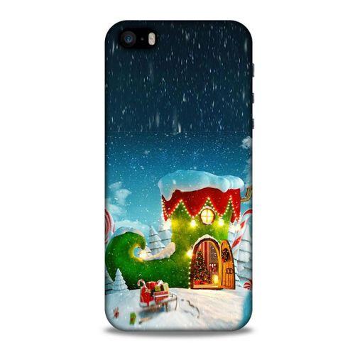 Apple Iphone 5 Kılıf Snowix (4) Koruma Kılıfı Yeşil Lacivert
