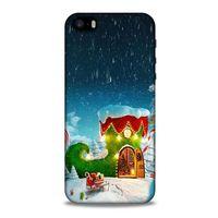 Apple Iphone 5 Kılıf Snowix (4) Koruma Kılıfı Yeşil Lacivert