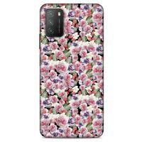 Lopard Xiaomi Poco M3 Uyumlu Kılıf Botanix (12) Koruyucu Silikon