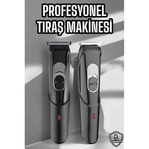 Saç Sakal Vücut Şarjlı Kablosuz Tıraş Makinesi Profesyonel Paslanmaz Çelik