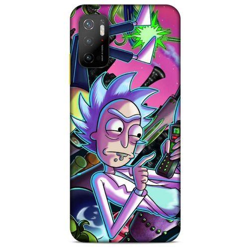 Xiaomi Poco M3 Pro Uyumlu Kılıf Rick And Morty (20) Koruyucu Kılıf MC Haps