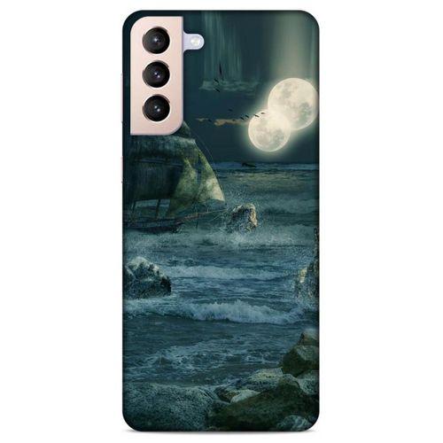 Lopard Samsung Galaxy S21 Plus Uyumlu Kılıf Manipülasyon ☻ (13) Silikon Kap Baskılı
