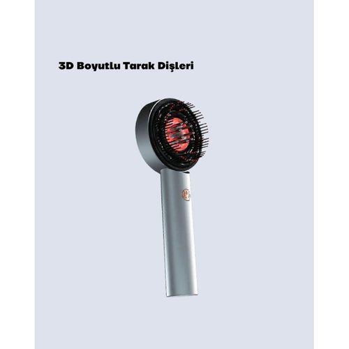 Saç Büyüme Destekleyici Elektrikli Masaj Tarak Yağ Aplikatörlü
