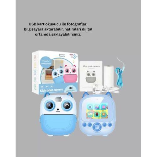 Çocuklar İçin Anında Baskı Dijital Kamera 48mp Full Hd