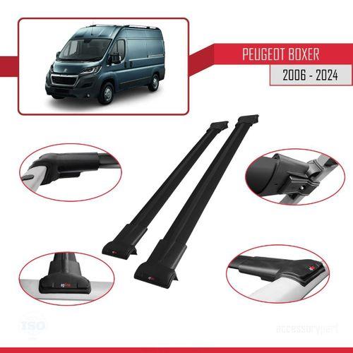 Peugeot Boxer 2006 ve Sonrası ile Uyumlu FLY Model Ara Atkı Tavan Barı SİYAH