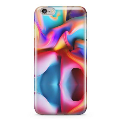 Apple iPhone 6 Plus - 6S Plus Kılıf Silikon Boya Arka Kapak Koruma Desenli Full Koruyucu