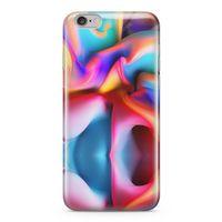 Apple iPhone 6 Plus - 6S Plus Kılıf Silikon Boya Arka Kapak Koruma Desenli Full Koruyucu