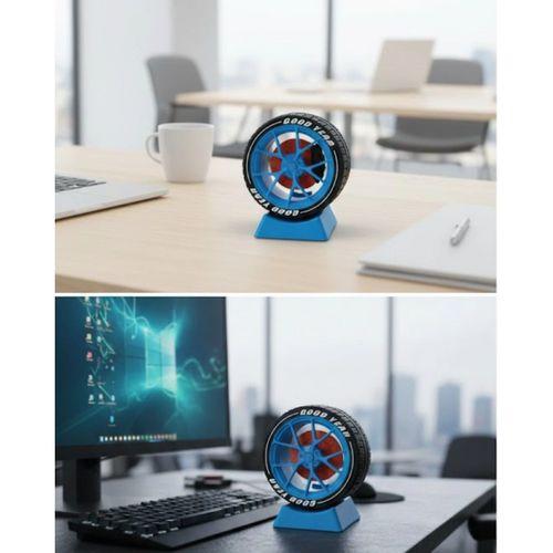 Modern Ofis Dekoru Jant Görünümlü Masa Üstü Aksesuar