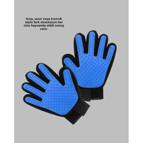Kedi Ve Köpekler İçin Tüy Toplama Eldiveni – Yumuşak Silikonlu Masaj Eldiveni