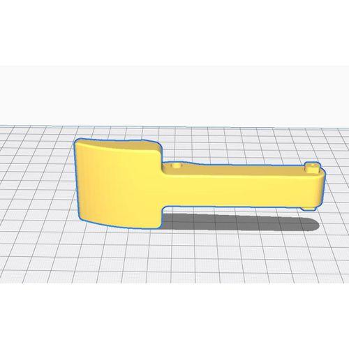 Citroen C5 kaput açma kolu ABS Baskı 00723