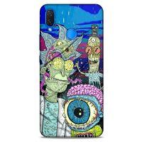 Huawei Psmart 2019 Uyumlu Kılıf Rick And Morty (28) Arka Kapak Dimensional