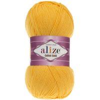 Alize Cotton Gold El Örgü İpi 216 Koyu Sarı