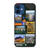 Lopard Apple iPhone 12 Mini Uyumlu Kılıf Şehirli ※ (39) Kırklareli Liquid Crystal Kılıf