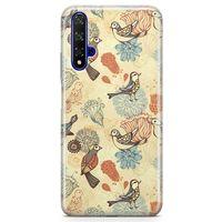 Honor View 20 Kılıf Cennet Papağanı Arka Kapak Koruma Desenli Full Koruyucu