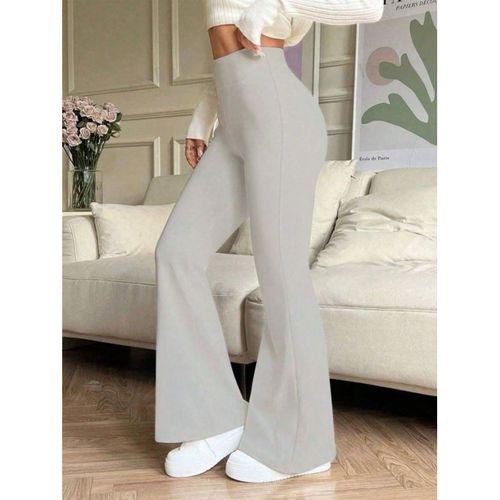 Kadın Yüksek Bel Ispanyol Paçalı Pantolon Tayt