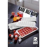 Zhltools Buz Kalıbı KARE İçecek Buz Kalıbı - Mutfak Buz Kalıbı Kolay Çıkarılır Buz Kalıbı 2 ADET
