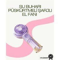 Dönen Su Sisli El Fanı – 4 Kademeli Rüzgar, Şeffaf Su Haznesi, Sessiz Çalışma