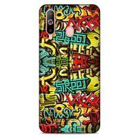 Graffitix (26) Desenli Silikon Kapak Samsung Galaxy A60 Kılıf