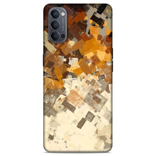 Lopard Oppo Reno 4 Uyumlu Kılıf Soyut Sanat (34) Desenli Slim Armor Kılıf