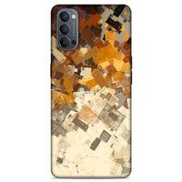 Lopard Oppo Reno 4 Uyumlu Kılıf Soyut Sanat (34) Desenli Slim Armor Kılıf