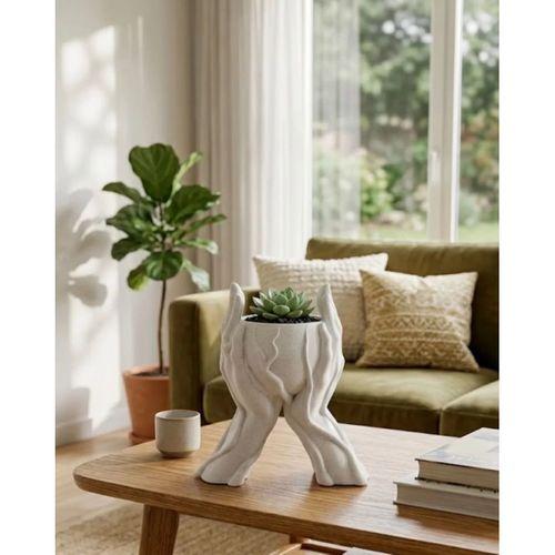 Dekoratif 3d El Tasarımlı Vazo Saksı Modern Ev Dekorasyon Aksesuarı