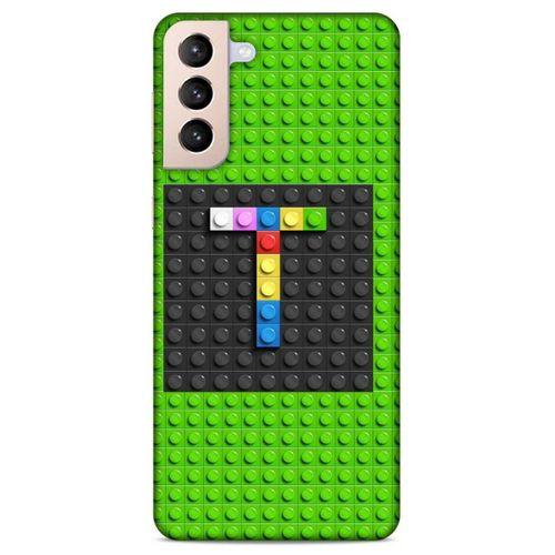 Lopard Samsung Galaxy S21 Plus Uyumlu Kılıf BloX (32) Soft Silikon Kılıf T Harfi