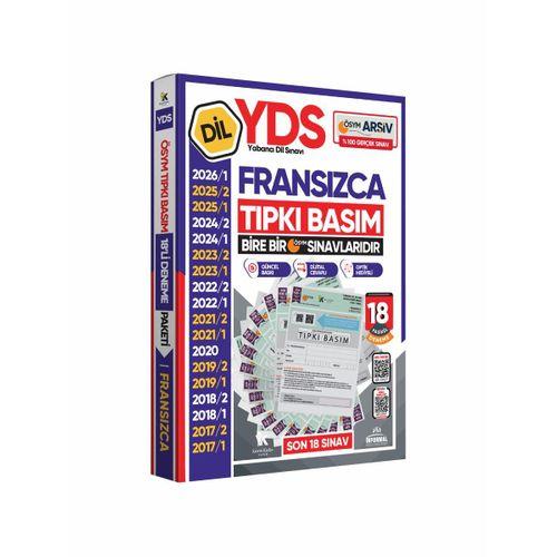 2026 YDS Fransızca ÖSYM Tıpkı Basım Çıkmış Soru Deneme Paketi Dijital Çözümlü 18li Fasikül SETİ
