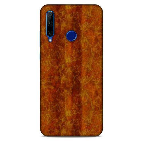 Mermer Desenli (38) Tema Neo Hybrid Kılıf Kehribar Huawei Y6P Kılıf