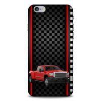 Lopard Apple Iphone 6S Plus Uyumlu Kılıf PickUpX (6) Silikon Kılıf Kırmızı